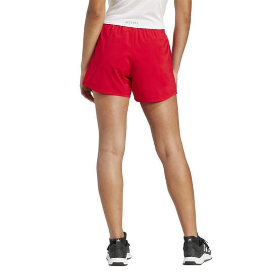 Women's adidas NOC Poland Running Road Shorts in Better Scarlet - Image 3