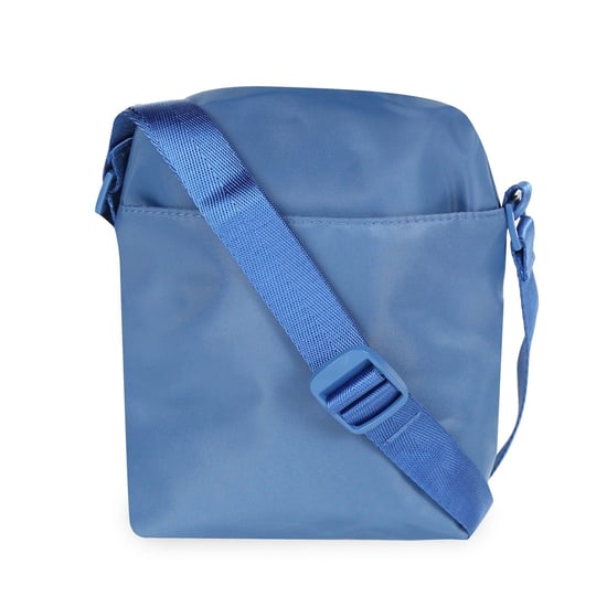 Accessories Spiral Rectangle Cross Body Bag with Black Hardware in Blue - Image 2