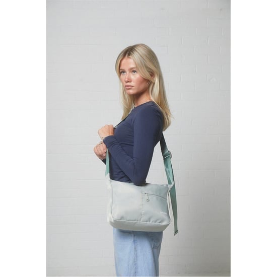 Accessories Spiral Cali Cross Body Bag with Yellow Orange Hardware in Mint - Image 3