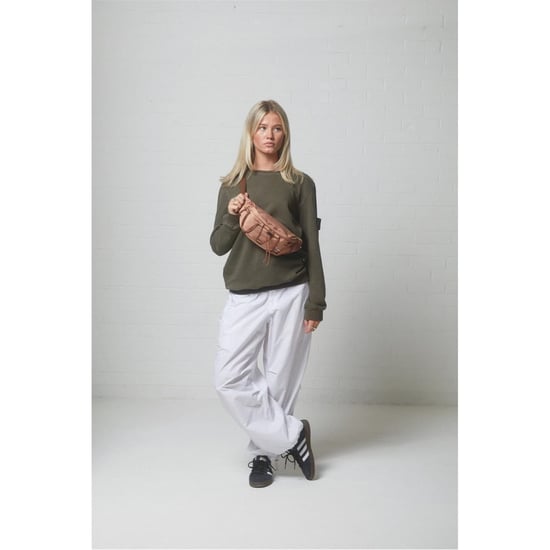 Accessories Spiral Arlo Cross Body Crescent Shape Fanny Pack in Sand - Image 3