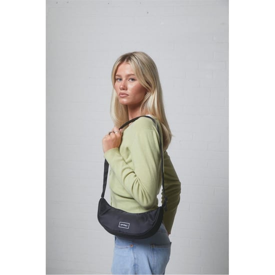 Accessories Spiral Cali Cross Body Bag with Logo Patch in Black - Image 3