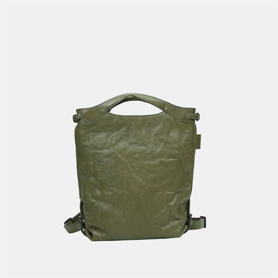 Accessories Aunts and Uncles Mrs. Mince Pie Top Handle Utility Backpack in Deep Lichen - Image 1