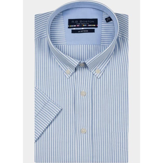 R.B. Boston Overhemd korte mouw heren marshall ss button down 616670/68 - Image 2