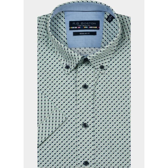R.B. Boston Overhemd korte mouw heren marshall ss button down 616670/716 - Image 2