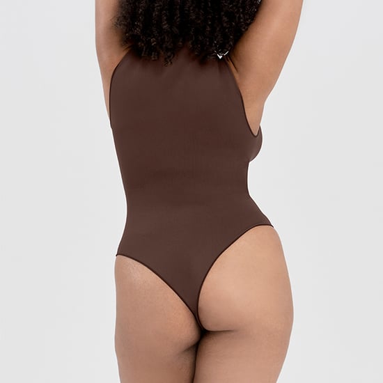 Ladies Essentials Sleeveless Turtleneck Bodysuit Sculpting Recycled Stretch Fit - Image 5