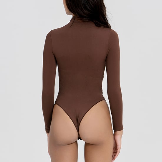 Dames Essentials Coltrui Bodysuit Vormgevend Gerecycled Rekbaar Pasvorm - Image 5
