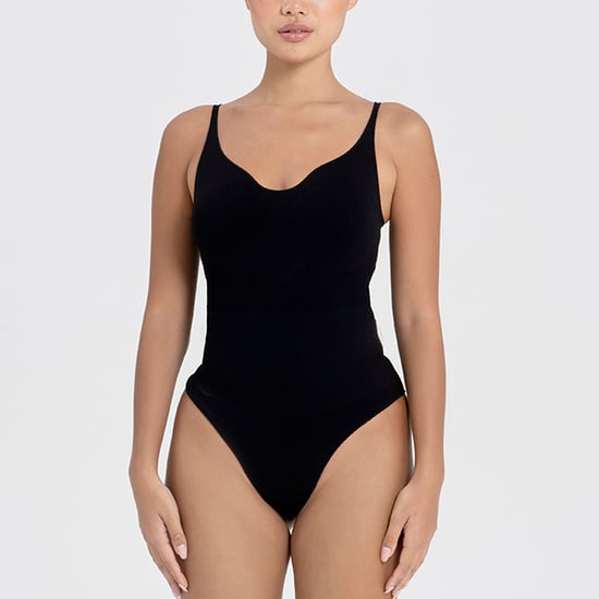 Ladies Essentials Sweetheart Bodysuit Sculpting Recycled Stretch Fit - Image 3