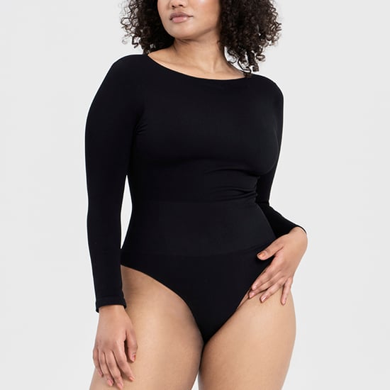 Dames Essentiële Langsleeve Bodysuit Sculpting Gerecycled Stretch Fit - Image 4