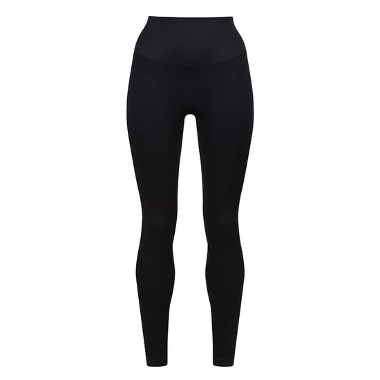 Dames Essentiëles Zwarte Leggings Vormgevende Ondersteunende Gerecycleerde Stretch Fit - Image 1