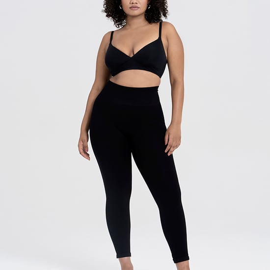 Dames Essentiëles Zwarte Leggings Vormgevende Ondersteunende Gerecycleerde Stretch Fit - Image 3