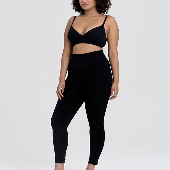 Dames Essentiëles Zwarte Leggings Vormgevende Ondersteunende Gerecycleerde Stretch Fit - Image 4