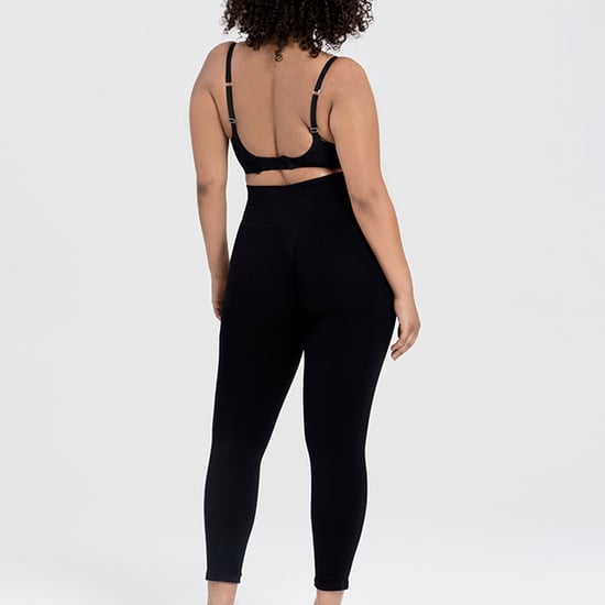 Dames Essentiëles Zwarte Leggings Vormgevende Ondersteunende Gerecycleerde Stretch Fit - Image 5