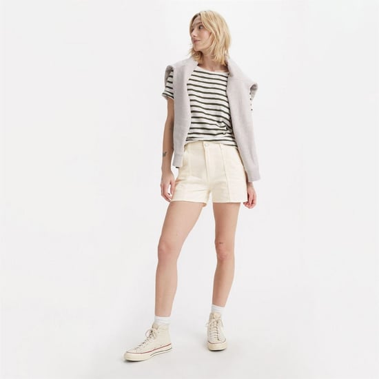 Women's Levis Carpenter Shorts in Serenity Now - Image 6