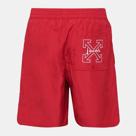Men's Off White Off Off Swimsh in Red - White - Image 2