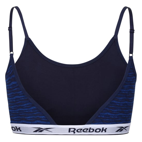 Women's Reebok Berry Bra Top in Blue/Navy - Image 2