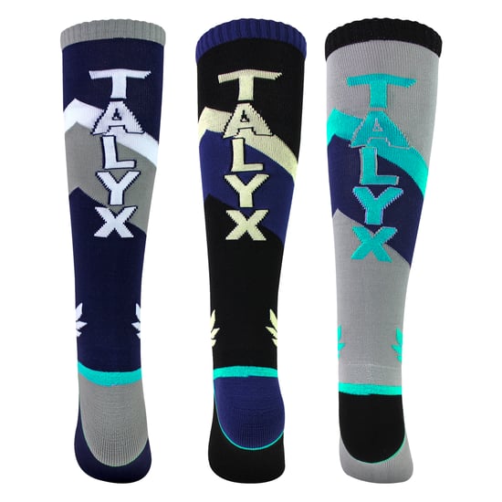 3 Pack Mens Ski Socks Cushioned Thermal Moisture Wicking Winter Sports Socks - Image 3