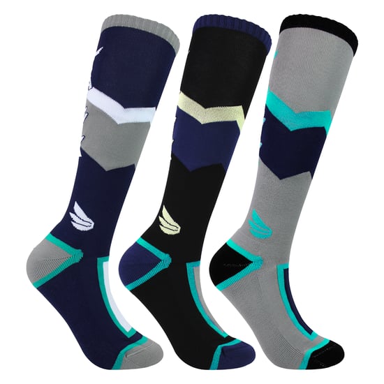 3 Pack Mens Ski Socks Cushioned Thermal Moisture Wicking Winter Sports Socks - Image 4