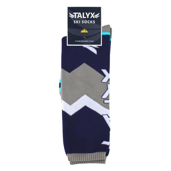 1 Pack Mens Ski Socks Cushioned Thermal Moisture Wicking Winter Sports Socks - Image 2