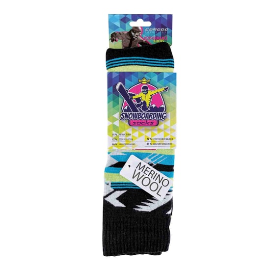 1 Pack Unisex Sport Technical Snowboard Socks - Image 2