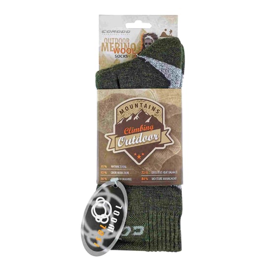 1 Pack Merino Wool Hiking Walking Thermal Socks - Image 2