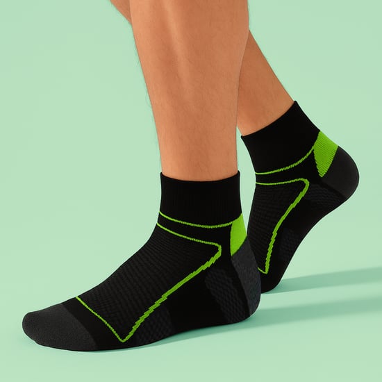 1 Pack High Vis Neon Low Cut Cycling Socks - Image 3