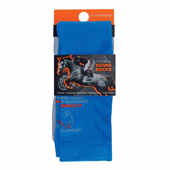 1 Pack Ladies Microfibre Knee High Horse Riding Equestrian Socks - Image 2