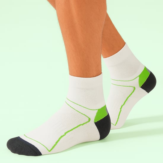 1 Pack High Vis Neon Low Cut Cycling Socks - Image 3
