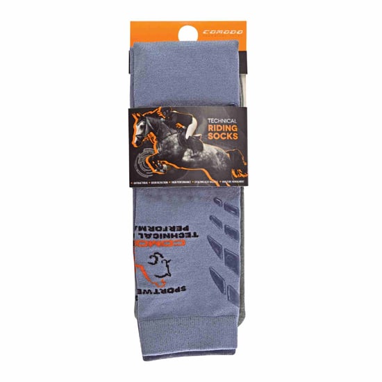 1 Pack Ladies Microfibre Knee High Horse Riding Equestrian Socks - Image 2