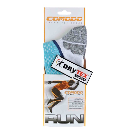 1 Pack Drytex Yarn Arch Support Durable Running Socks - Image 2
