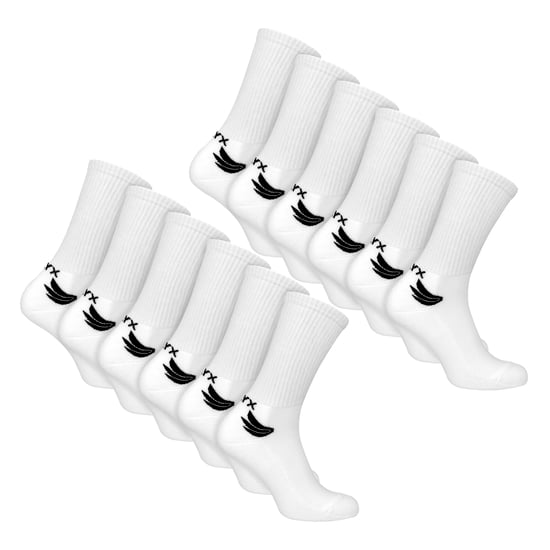 12-pack herrstrumpor i bambu för sport | Förstärkta häl och tå, ventilerande strumpor - Image 1