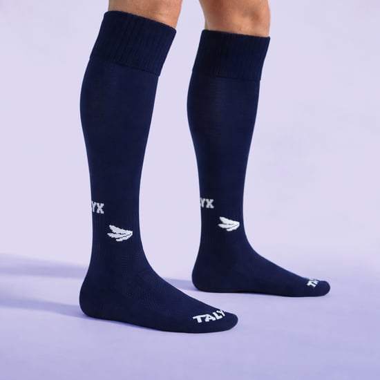 1 Pack Mäns Dämpade Fuktavledande Fotbollsstrumpor - Image 5