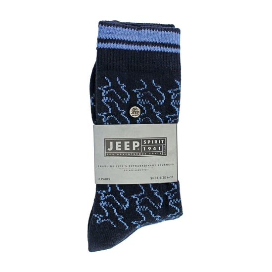 2 Pack Men's Casual Ribbed Cotton Dress Socks | Midweight Square Knit Socks - Image 2