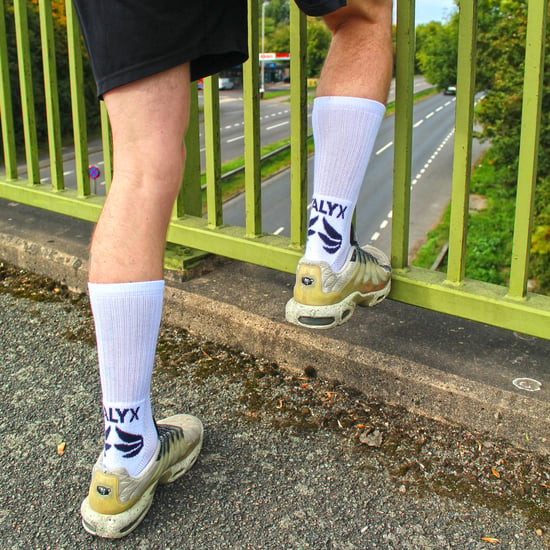 3-Pack Heren Bamboe Crew Grip Sokken | Versterkte Hiel & Teen Zachte Antislip Sokken - Image 5