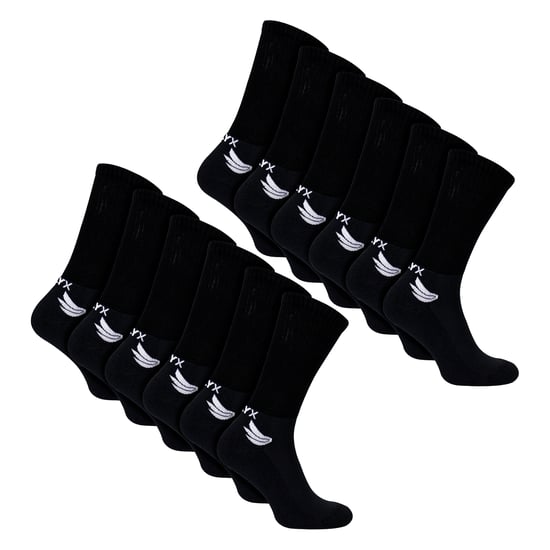 12-pack herrstrumpor i bambu | Förstärkta häl och tå, andningsbara strumpor - Image 1