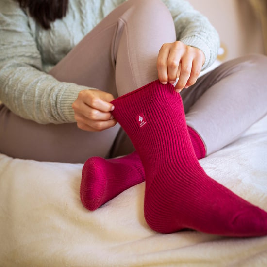 3 Paar Dames Originele Dikke Winter Thermo Sokken - Image 4