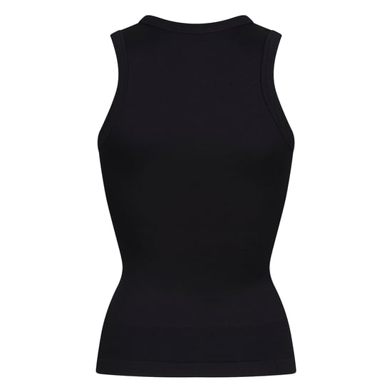 Damens Essentials Scoop Neck Tank Skulpterande Återvunnen Stretch Passform - Image 2