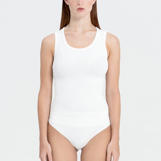 Damernas Essentials Scoop Neck Tank Skulpterande Återvunnen Stretch Passform - Image 3