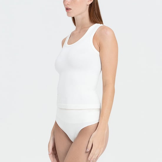 Damernas Essentials Scoop Neck Tank Skulpterande Återvunnen Stretch Passform - Image 4