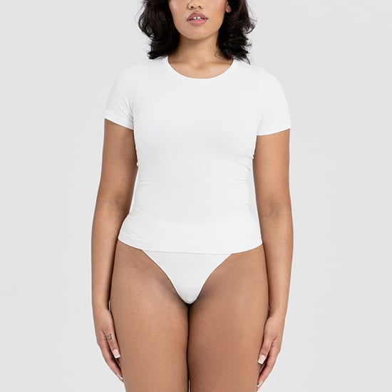 Damernas Essentials Basic T-shirt Formande Återvunnen Stretch För Vardagsbruk - Image 4