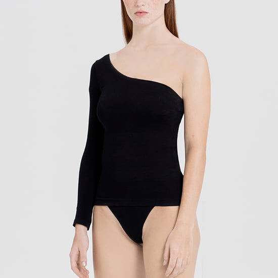 Dames Essentiële One Shoulder Top Sculpting Smoothing Stretch Fit - Image 4