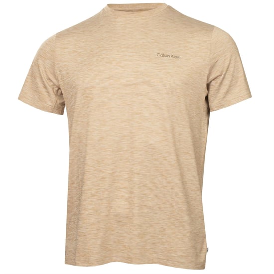 Men's Calvin Klein Golf G Ph Stripe T in Khaki - Image 1