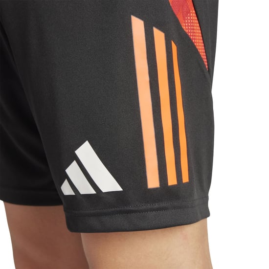 Men's adidas 25 Competition Training Shorts in Black/Solar Red - Image 4