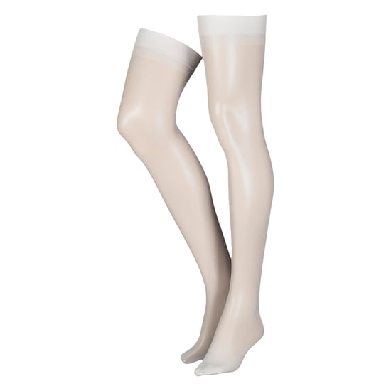 1 Pair Ladies 15 Denier 100% Nylon Stockings - Sheer Smooth Everyday Wear - Image 1