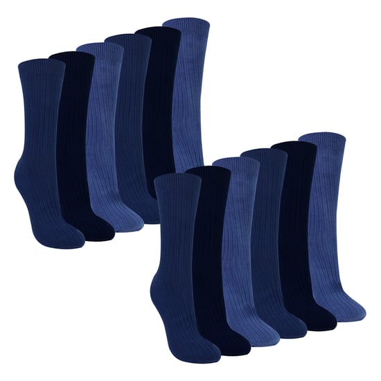 Dames 12-Packs 100% Katoenen Zachte Ademend Sokken - Image 1