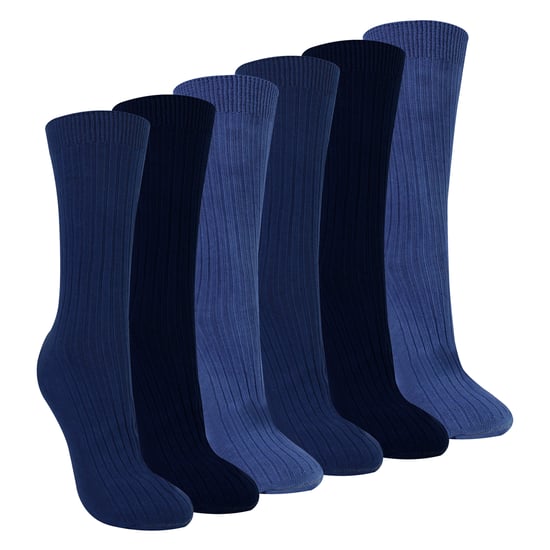 Dam 6-pack 100% bomull andningsbara mjuka strumpor - Image 1