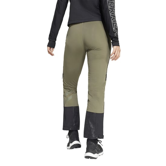 Women's adidas Xpr Fast Pant Ski Trouser in Olive Strata - Image 3