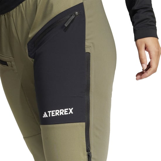 Women's adidas Xpr Fast Pant Ski Trouser in Olive Strata - Image 5
