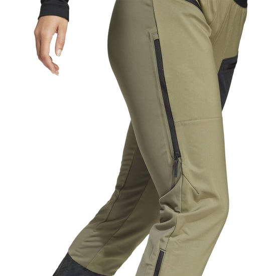Women's adidas Xpr Fast Pant Ski Trouser in Olive Strata - Image 6