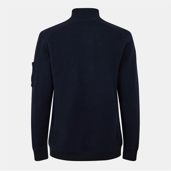 Men's C.P. Company Crew Neck Jumper in Ttl Eclipse 888 - Image 2