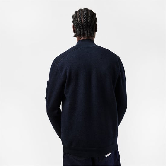 Men's C.P. Company Crew Neck Jumper in Ttl Eclipse 888 - Image 4